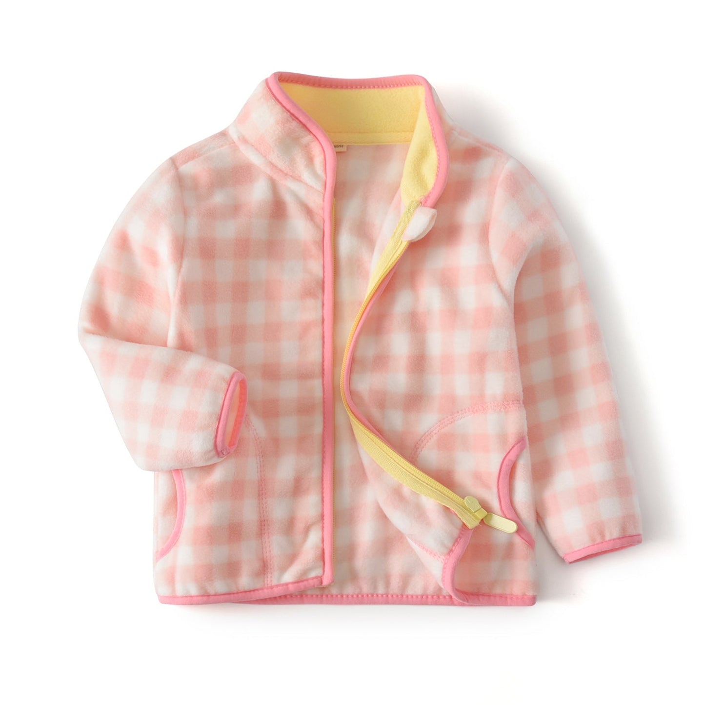 A children's warm fleece jacket for winter
