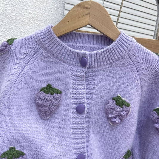 P Children's Knitted Cardigan