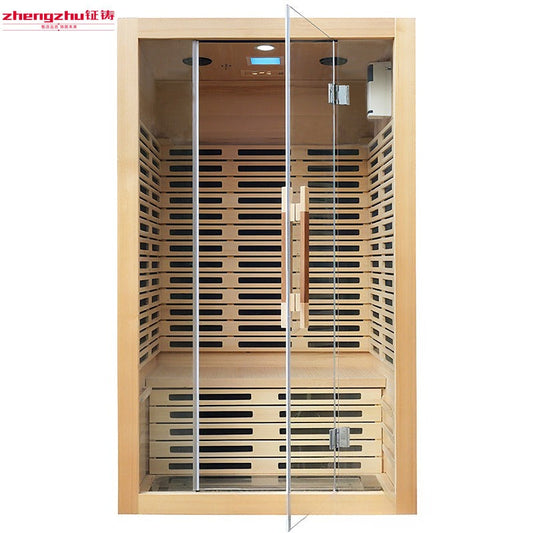 A steam room light wave energy