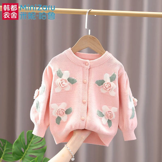 P Children's Knitted Cardigan
