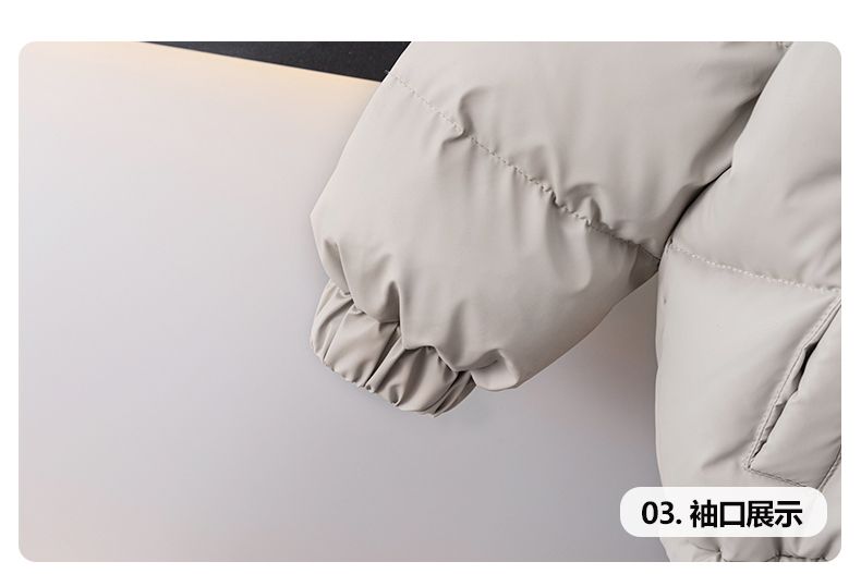 A cotton-padded jacket winter leave-in boys medium and older children thickened cotton-padded jacket