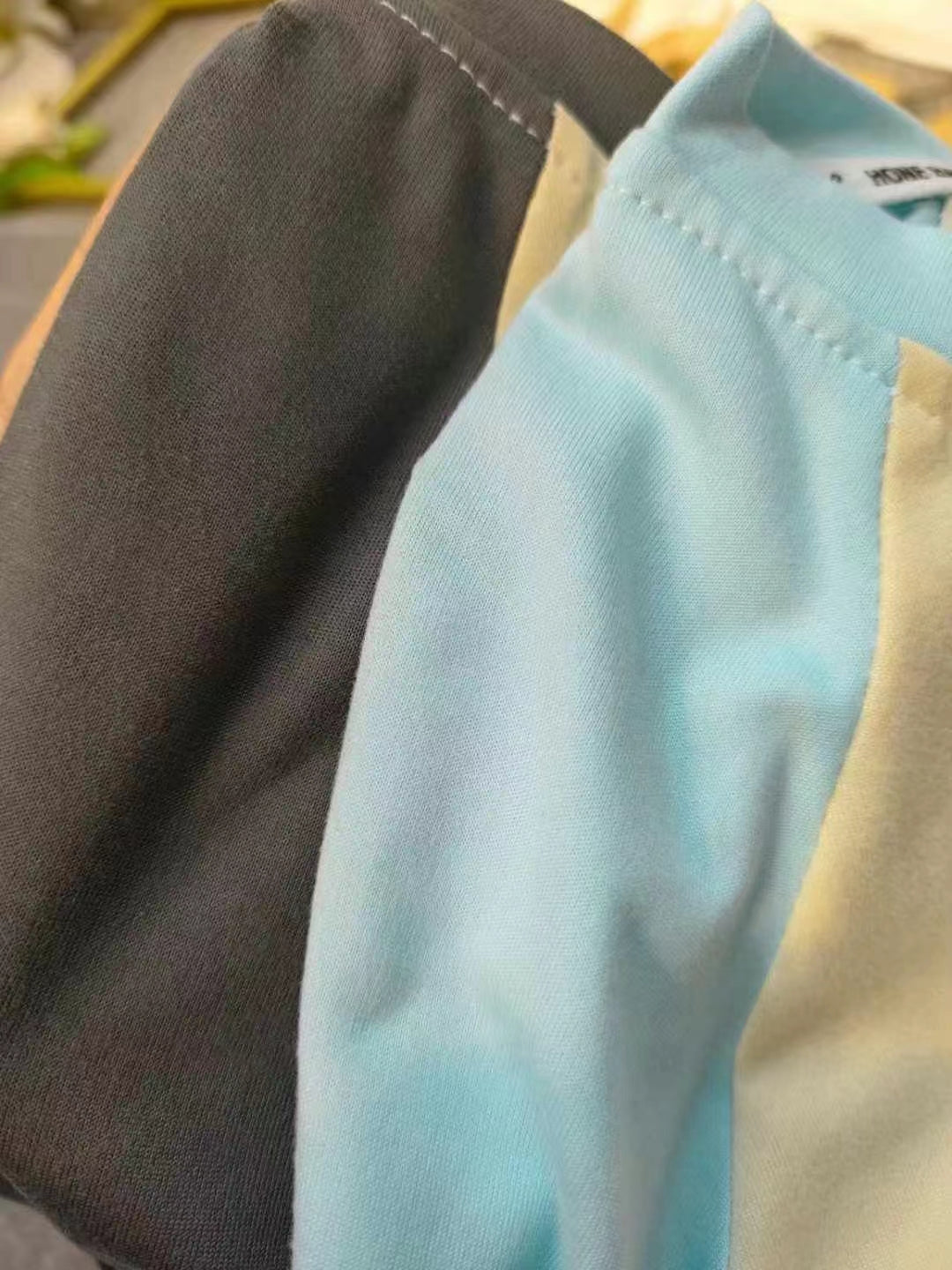 B3-M30 Girls Spring and Autumn cotton New Retro Printed Long Rough Sleeve T-Shirt - Mixbatch