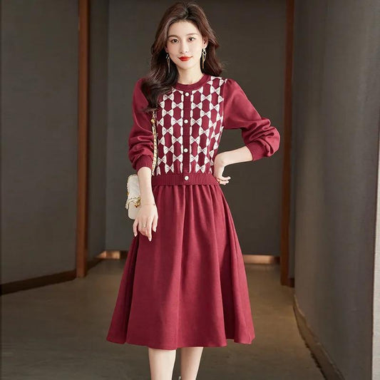 P autumn and winter dress
