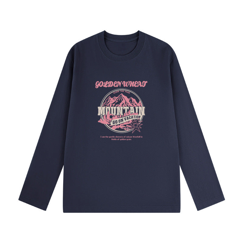 A cotton long-sleeved top