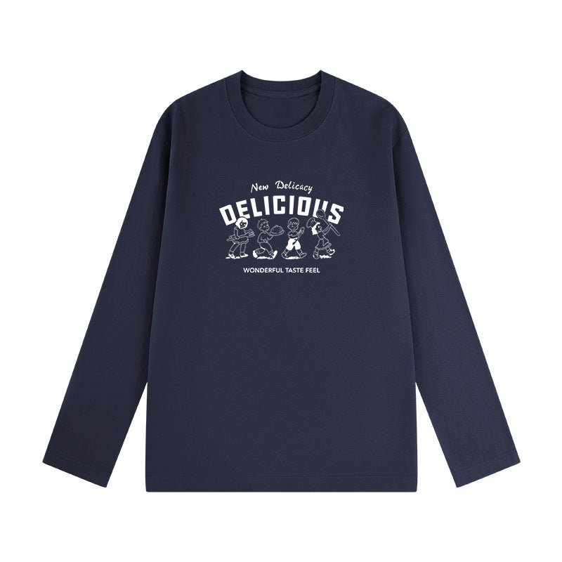 A cotton long-sleeved top