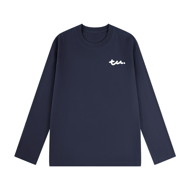 A cotton long-sleeved top