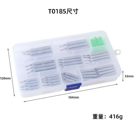 A inverted fishing lead pendant primary color set