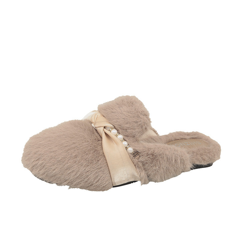 A plush slipper