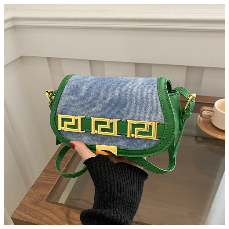 A saddle bag women's bag