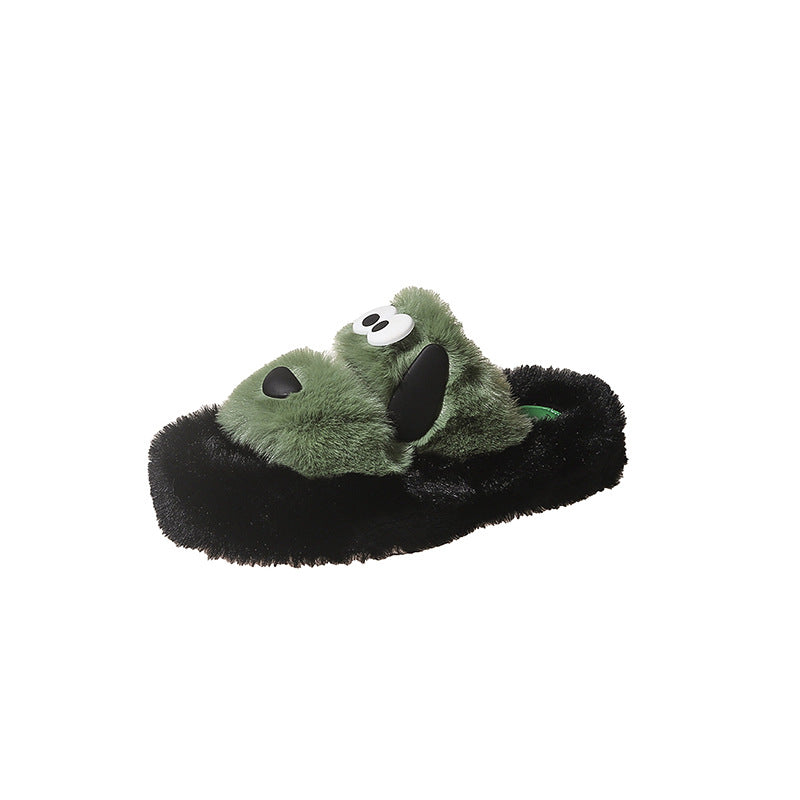 A plush slipper