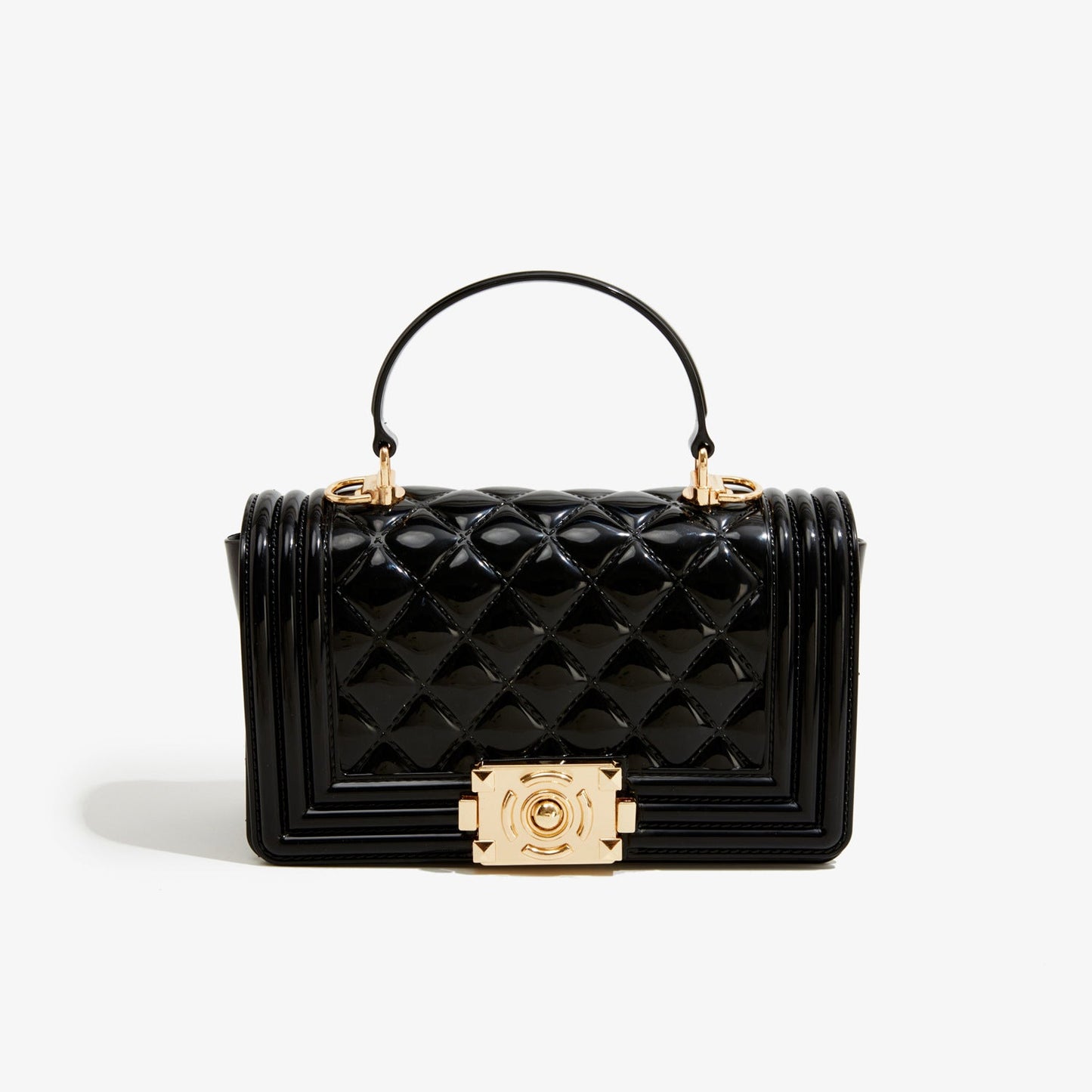 A PVC diamond square bag fashionable versatile handbag