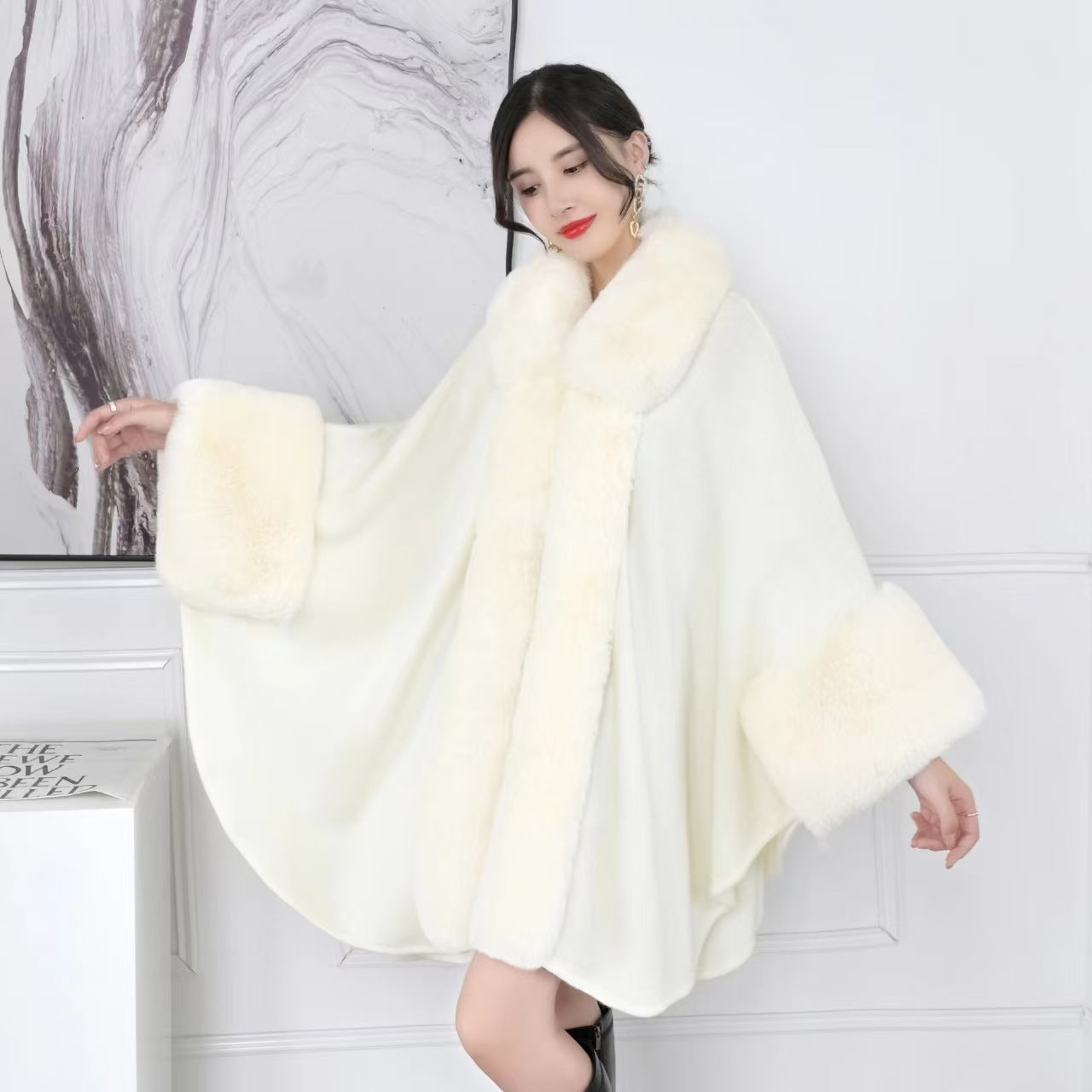A cape coat
