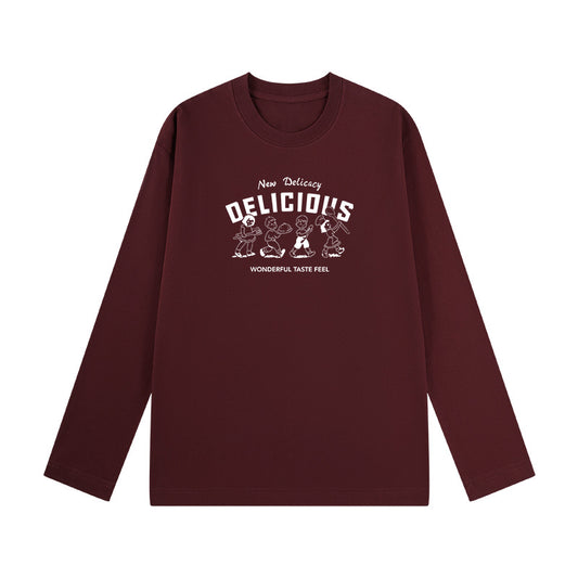 A cotton long-sleeved top