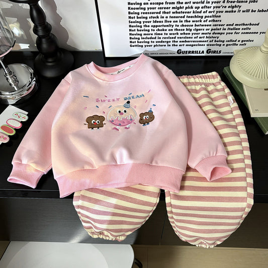 A children's sweater set
