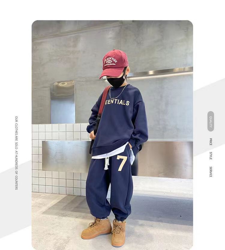 A boys spring sports suit