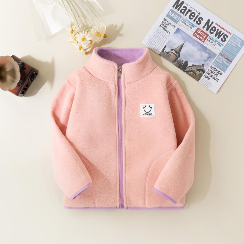A Children's fleece warm jacket