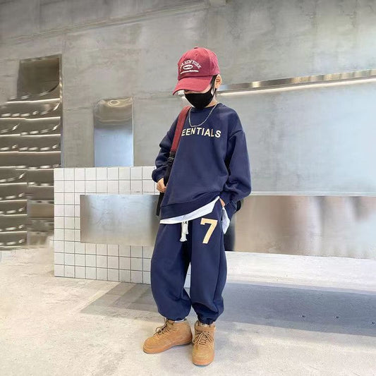 A boys spring sports suit