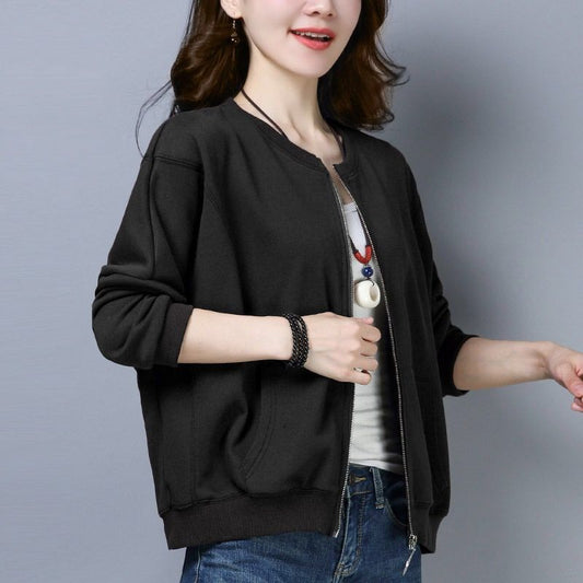 B2-m24 Cotton sweater women's short jacket . - Mixbatch