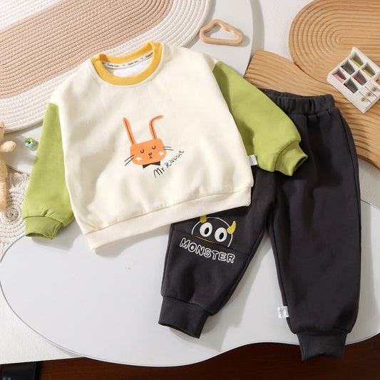 A Children's two-piece sweatshirt set