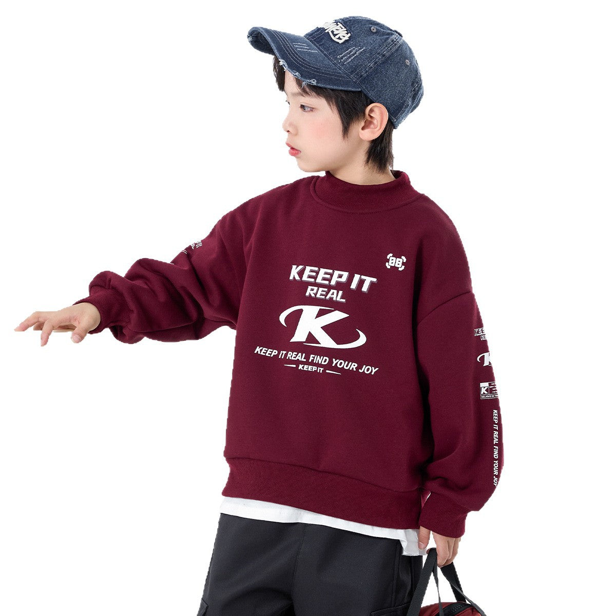 A children's and teenagers' sweater