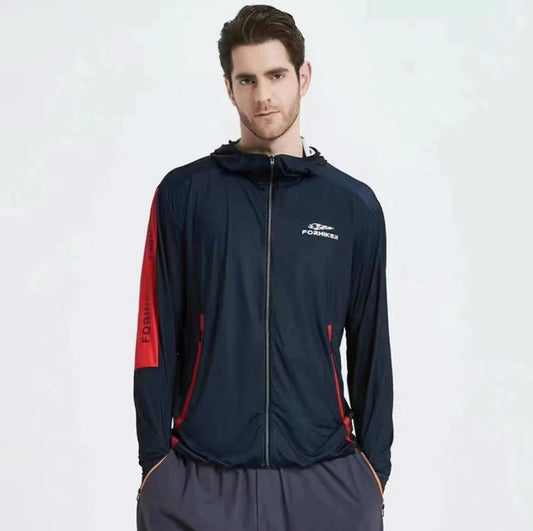 B2-m6 Summer sunscreen clothing men's new thin breathable sunscreen clothing outdoor fishing jacket trendy sunshade and UV protection - Mixbatch