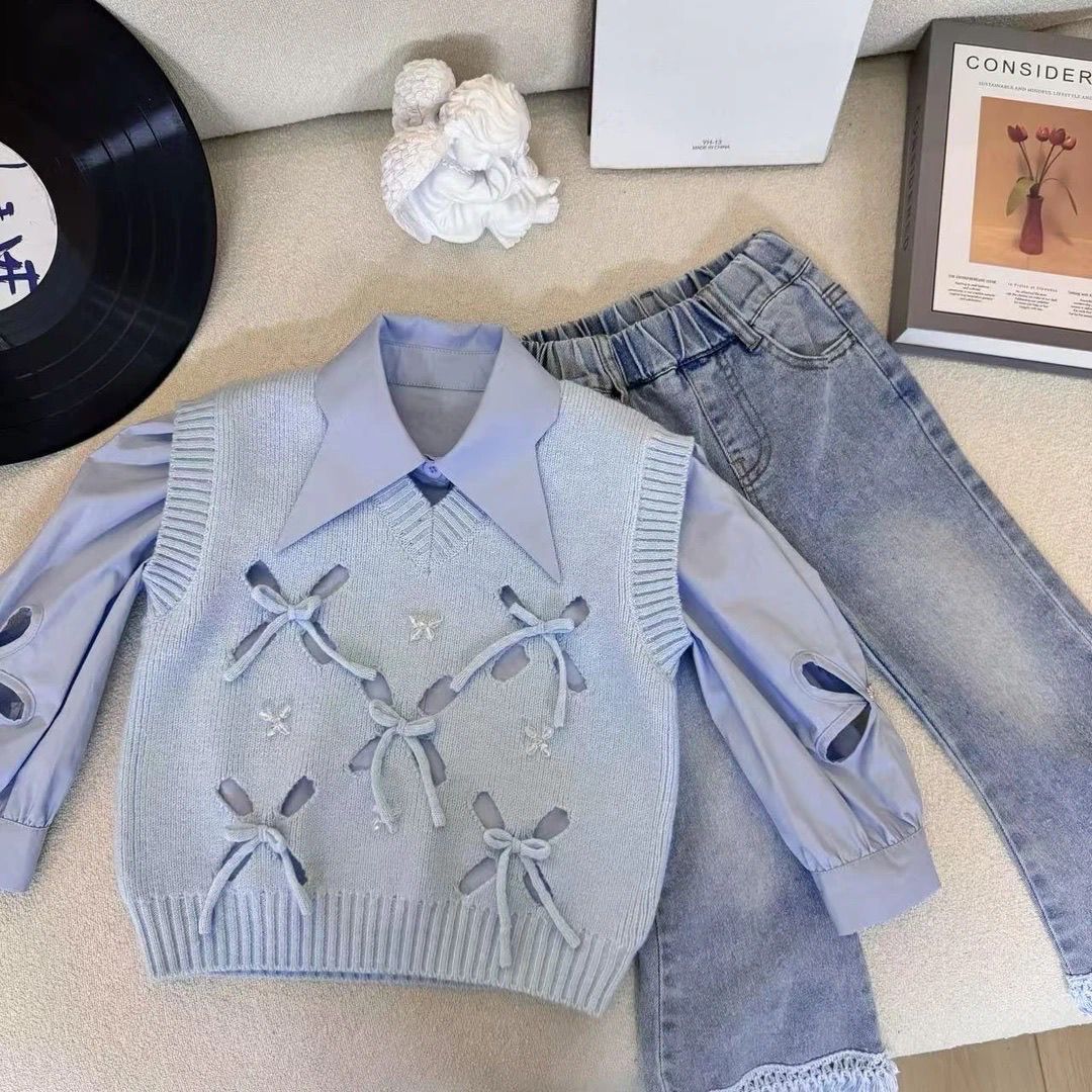 P Children's Shirt Jeans Set