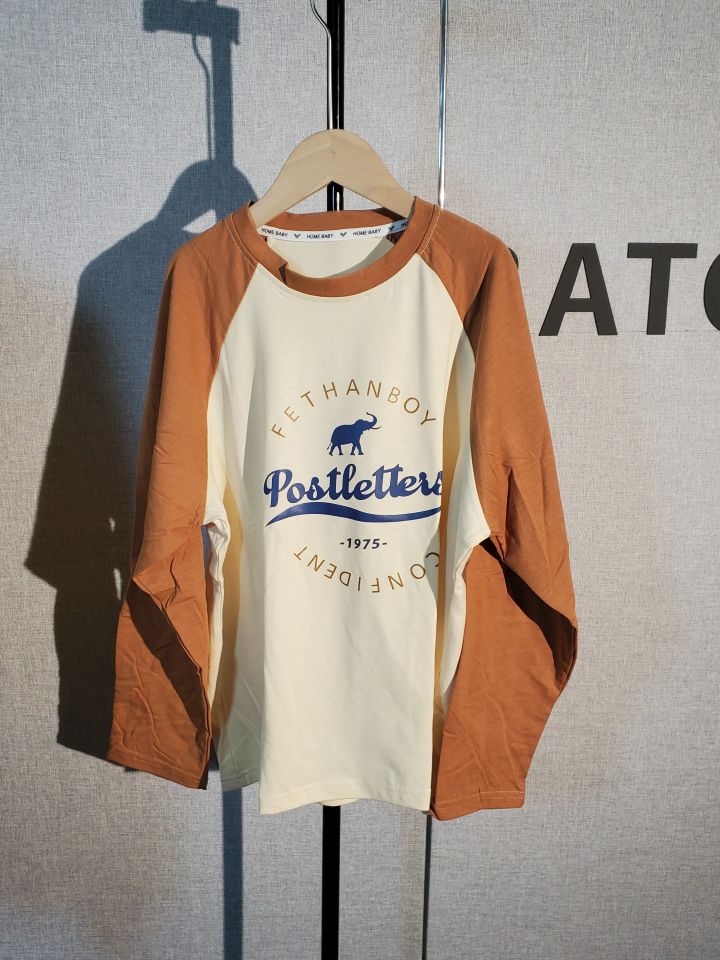 B2-m8 100% COTTON Children's spring and autumn clothes long-sleeved pure cotton top - Mixbatch