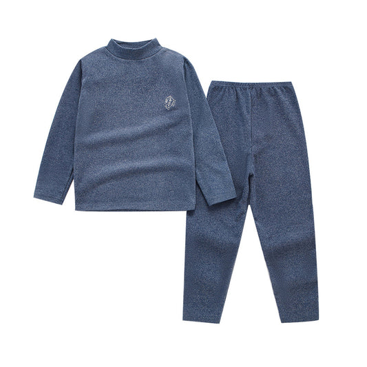 Children's Mid-Neck Thermal Underwear Set