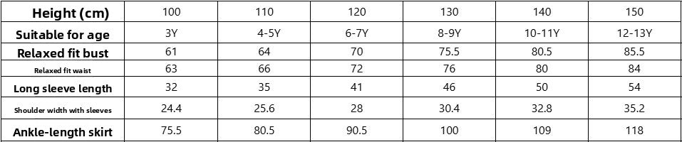 Children's Long Robe Dress