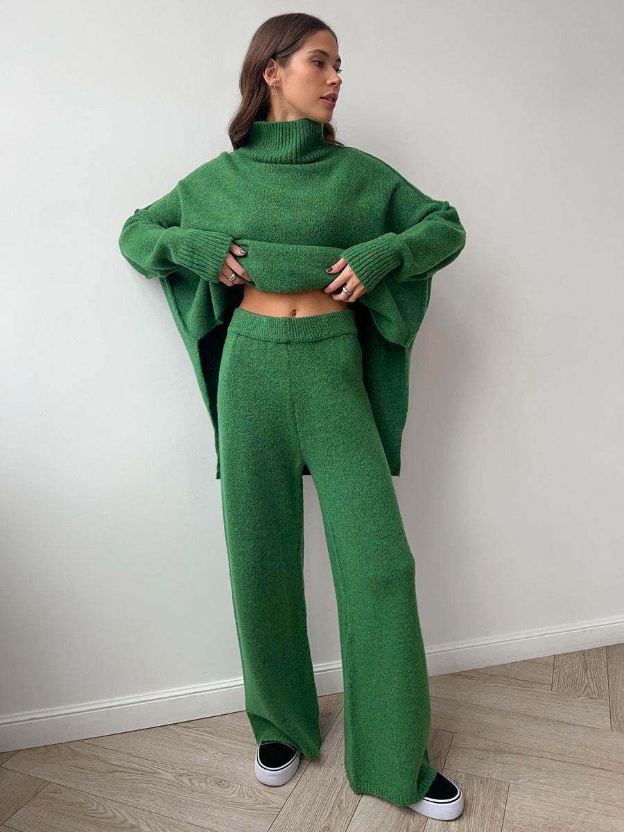 Knitted Long Pants Set
