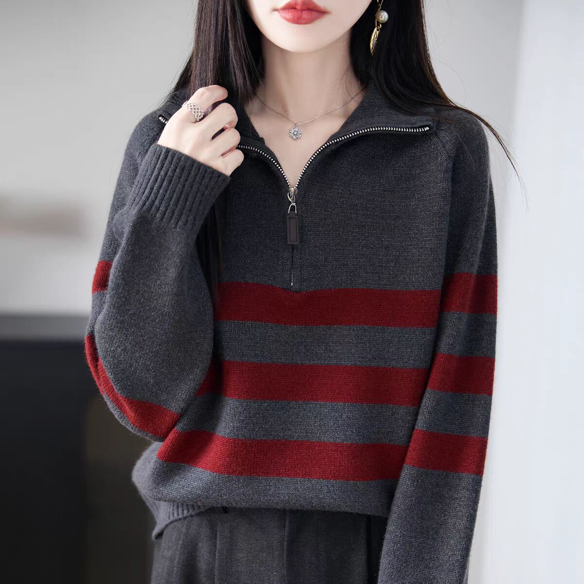 Knitted Sweater Top