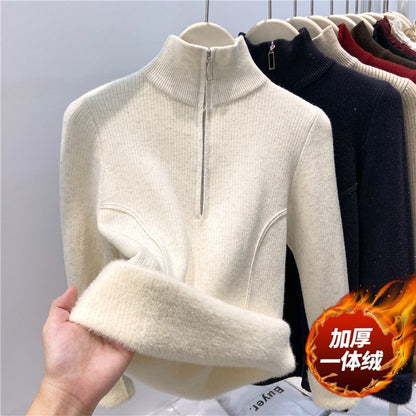 P Knitted sweater thermal top