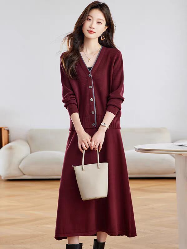 Knitted Two-Piece Set