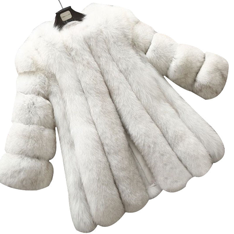 A faux fur jacket