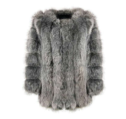 A faux fur jacket