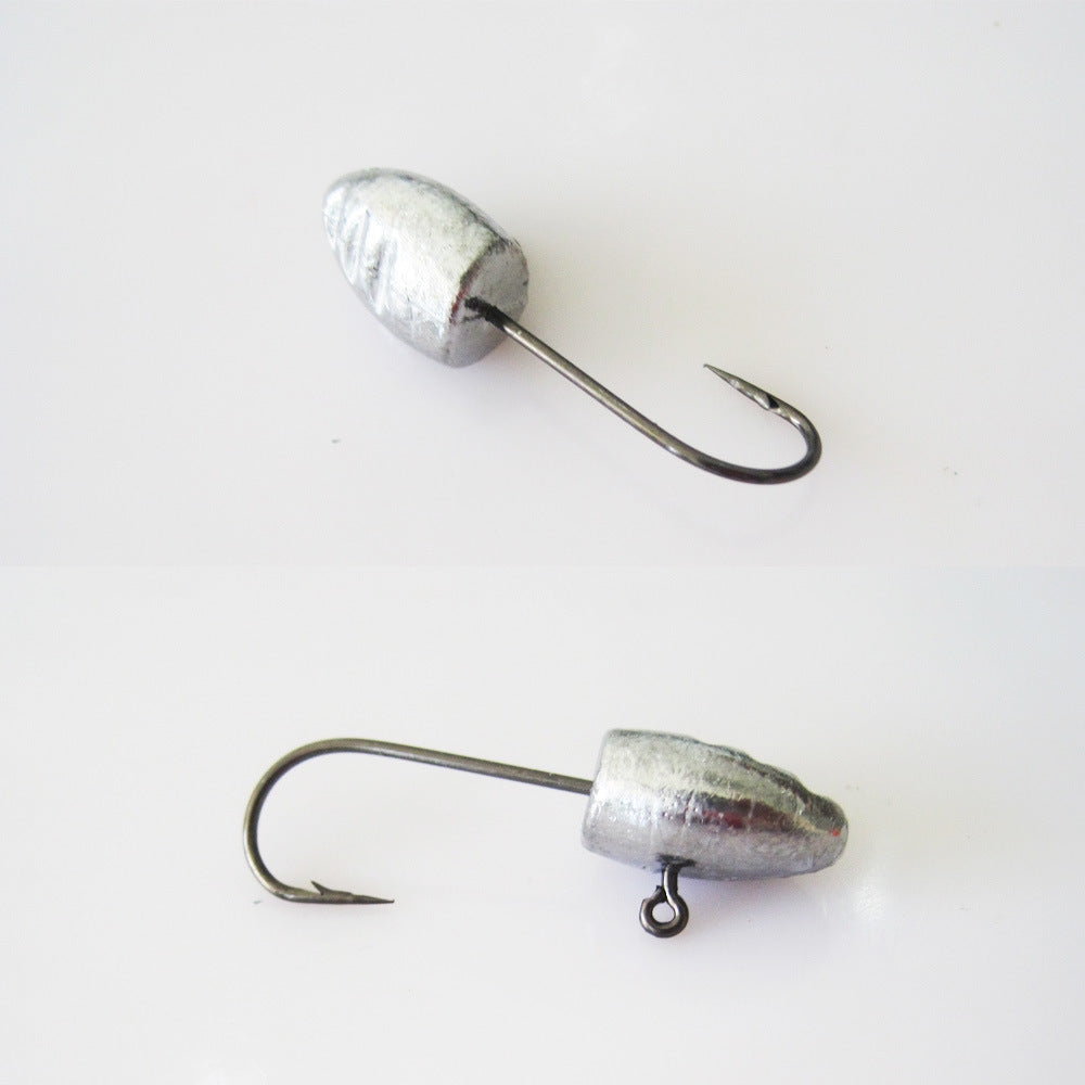 A barbed lead hook primary color hook