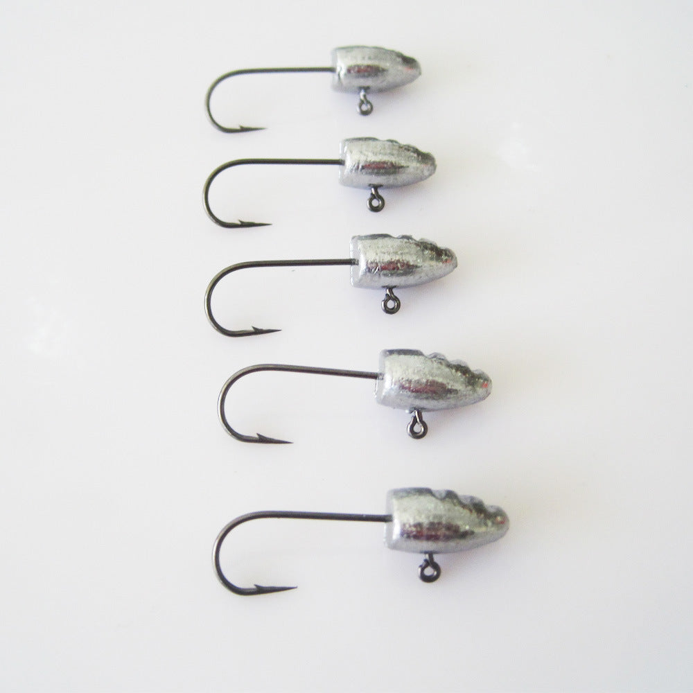 A barbed lead hook primary color hook