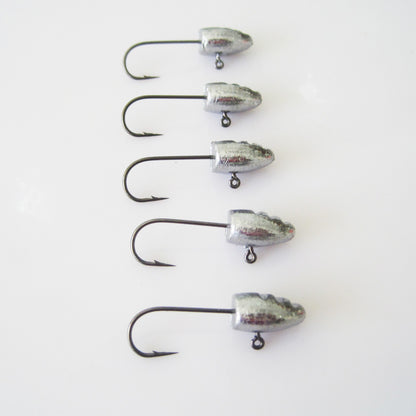 A barbed lead hook primary color hook