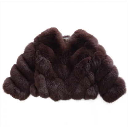 A faux fur jacket