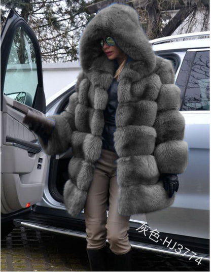 A faux fur jacket