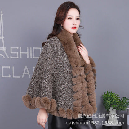 A faux fur jacket