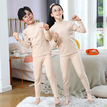 Children's Mid-Neck Thermal Underwear Set