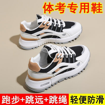 P Soft-soled versatile non-slip sneakers Female students shock-absorbing lightweight running shoes
