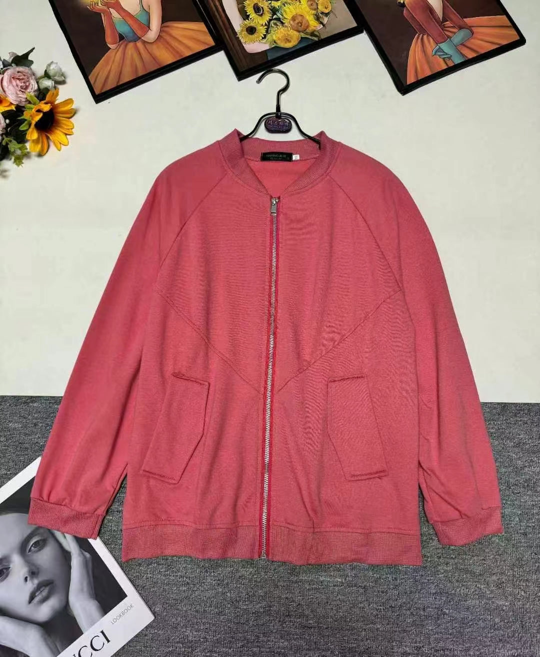 B2-m24 Cotton sweater  women's short jacket . - Mixbatch