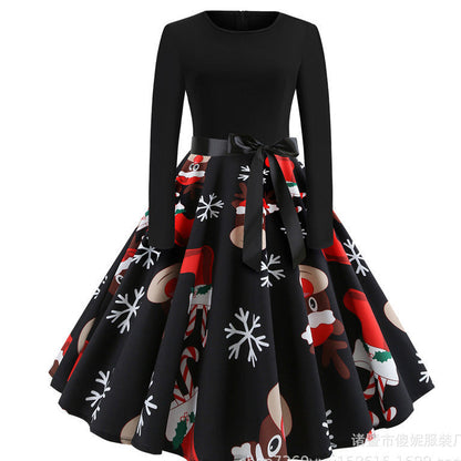 A christmas floral dress