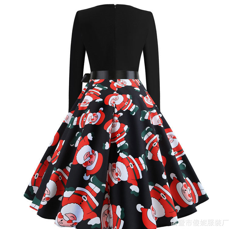 A christmas floral dress