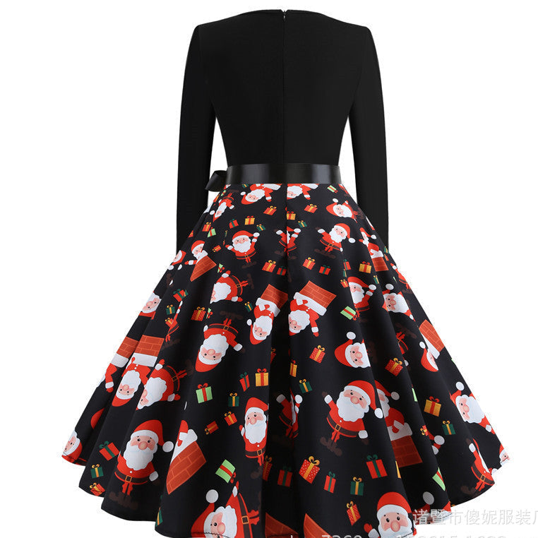 A christmas floral dress