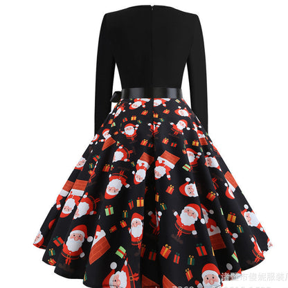 A christmas floral dress