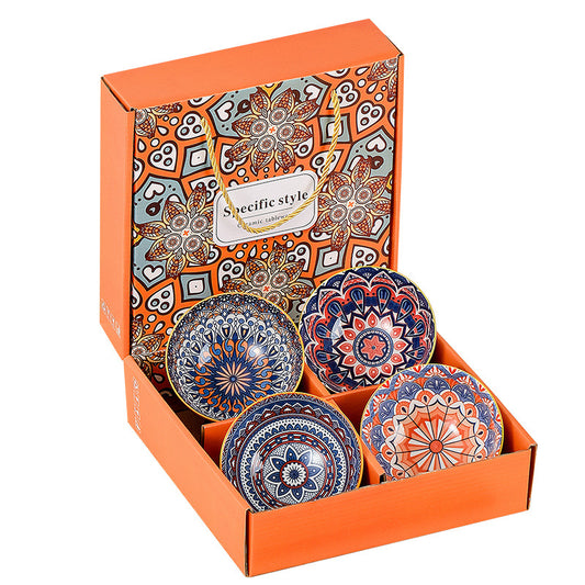 Ceramic Bowl Set Gift Box