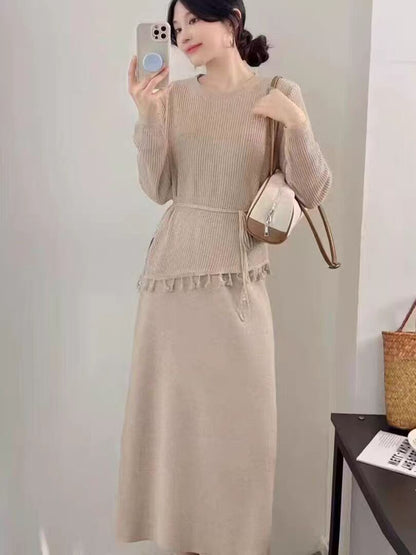 Knitted Two-Piece Set